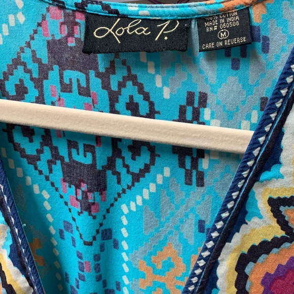 LOLA P. Cover up Dolman Sleeve Dress - Picture 4 of 5